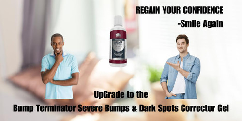 Bump Terminator ALCOHOL Free, EXTRA Strength Anti Bump & Dark Spot Corrector Gel For Men | Ingrown Hair Treatment | Razor Bump Treatment | Hyperpigmentation Treatment | Dark Spot Remover Serum, 4 oz - Image 5